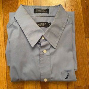 Navy Nautica Dress Shirt